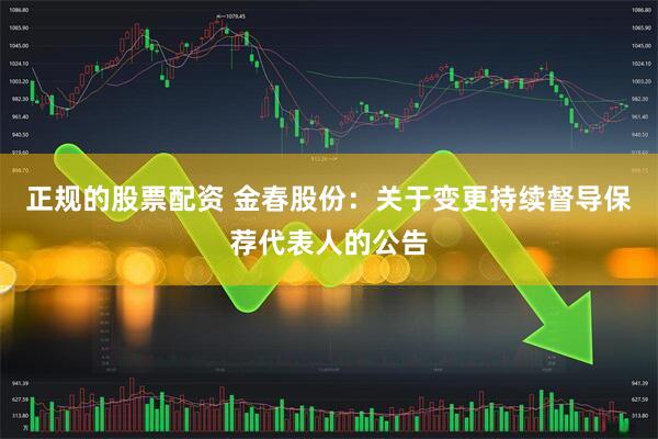 正规的股票配资 金春股份：关于变更持续督导保荐代表人的公告
